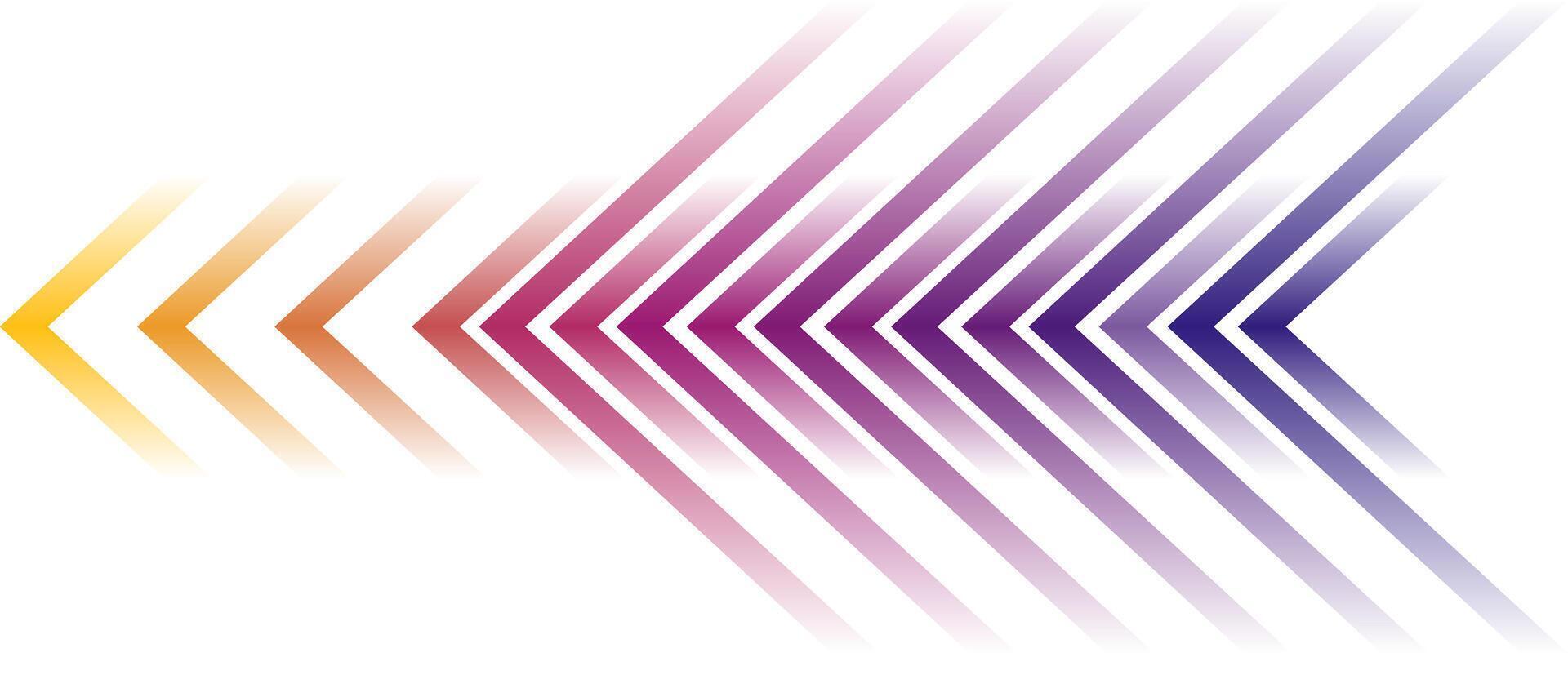 speed fast arrow chevron stripes gradient design background vector