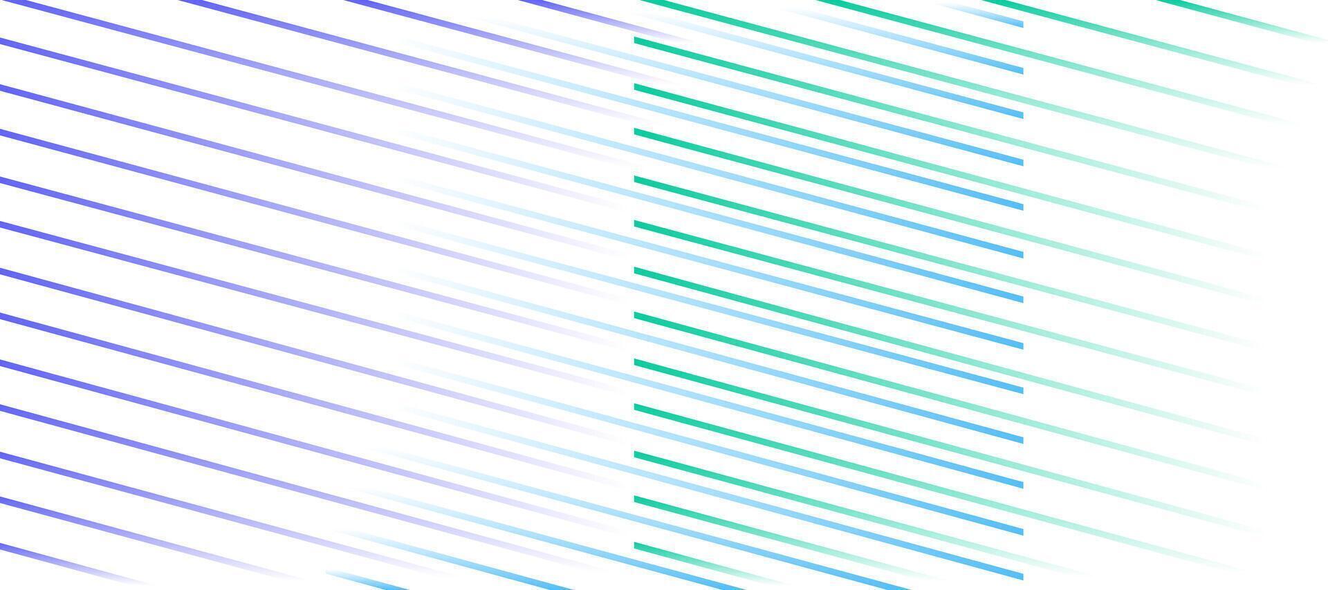 abstract green blue diagonal lines blurry gradient design background vector
