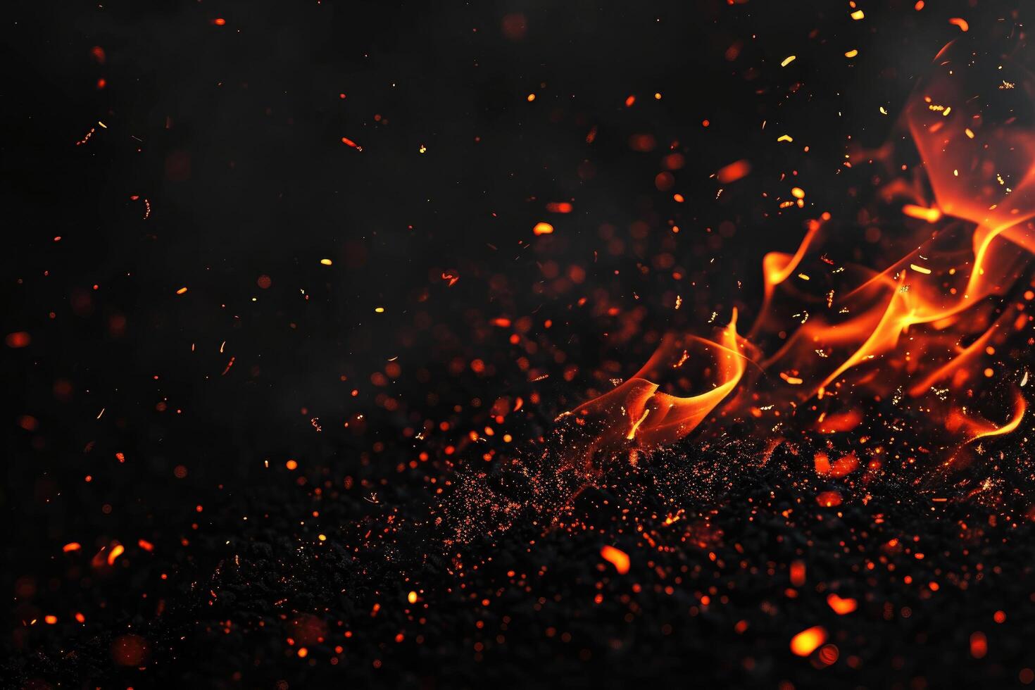 AI generated Sparkling sparks waltz photo