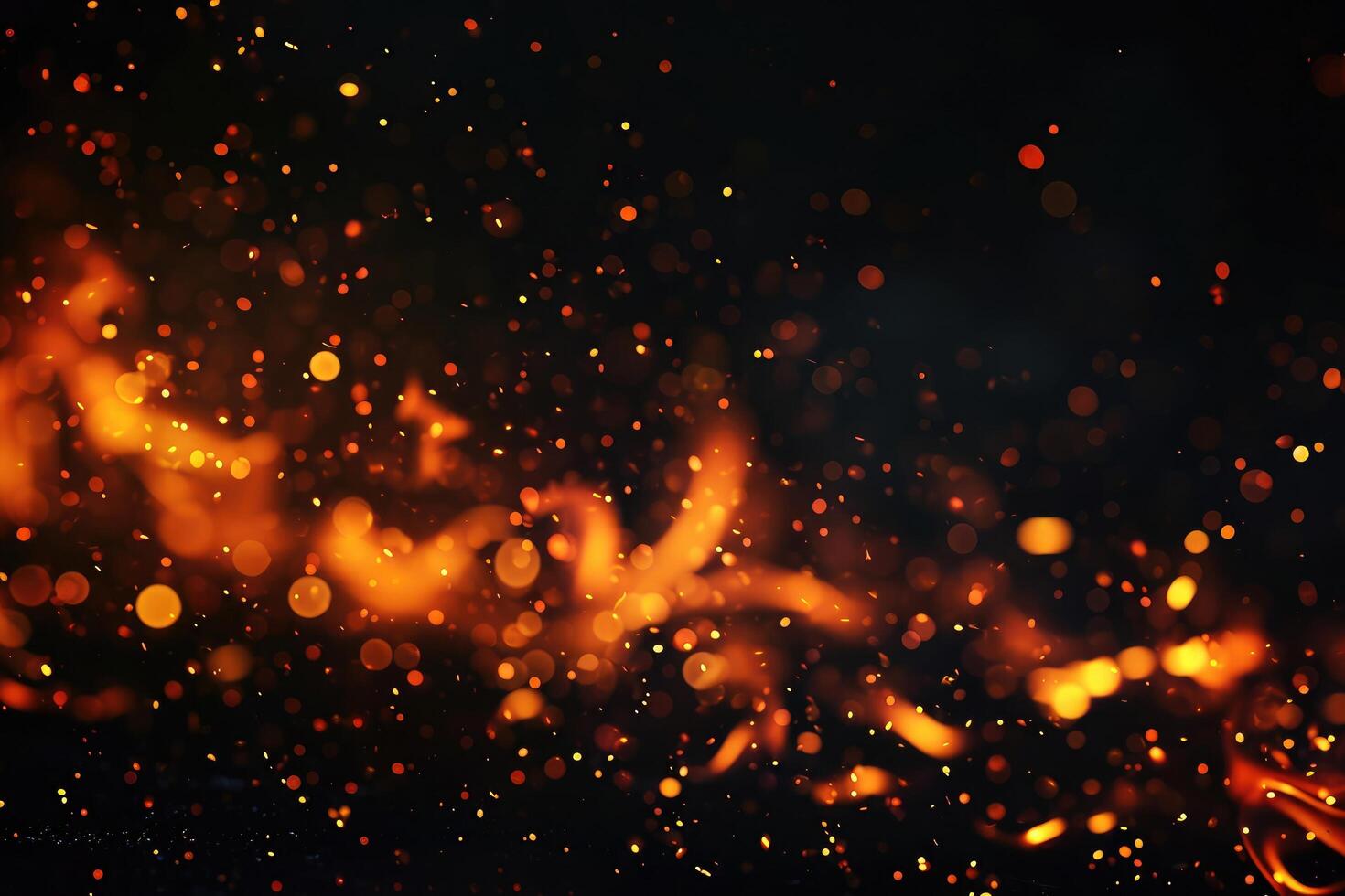 AI generated Radiant sparks dance photo