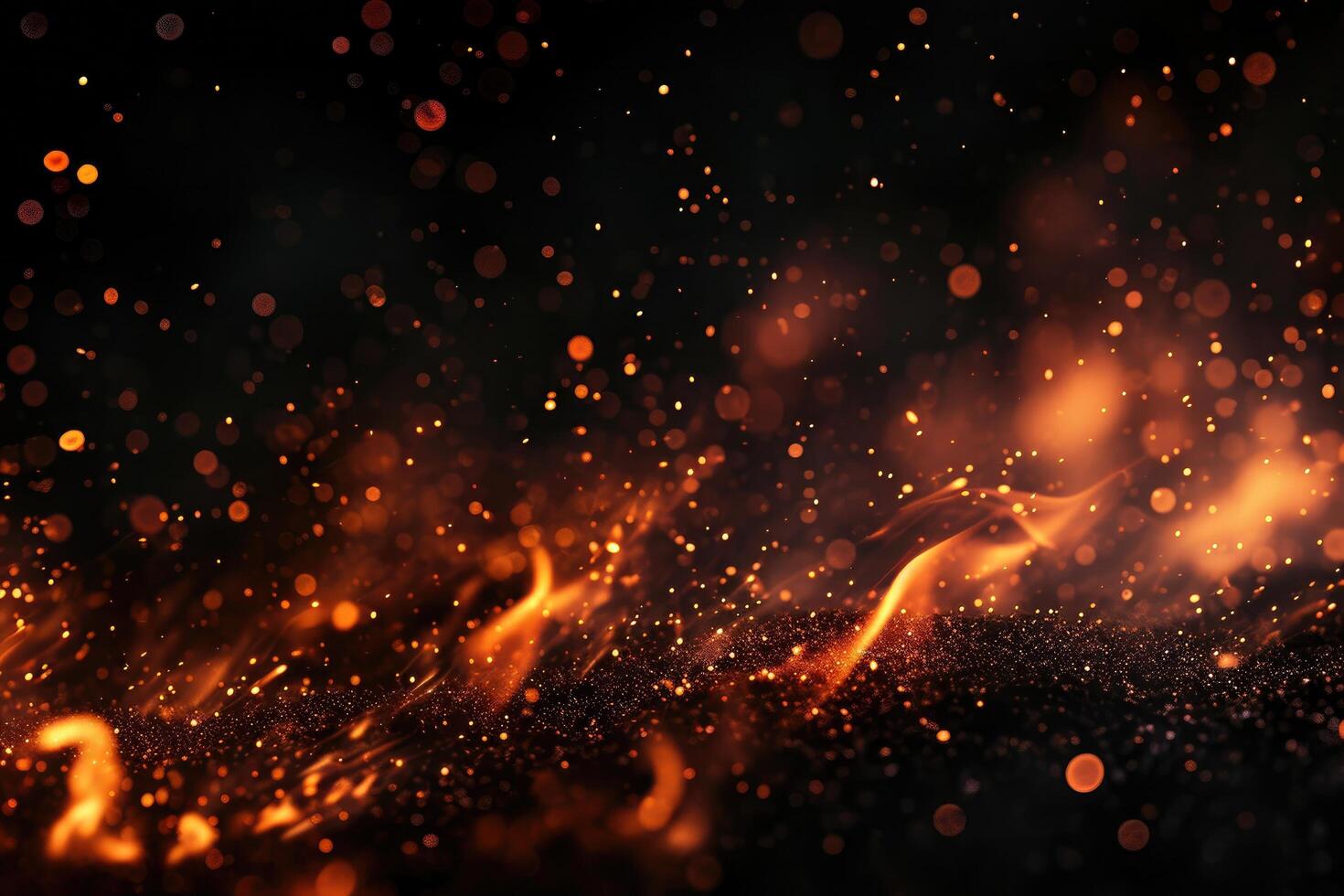 AI generated Ember's radiant dance photo