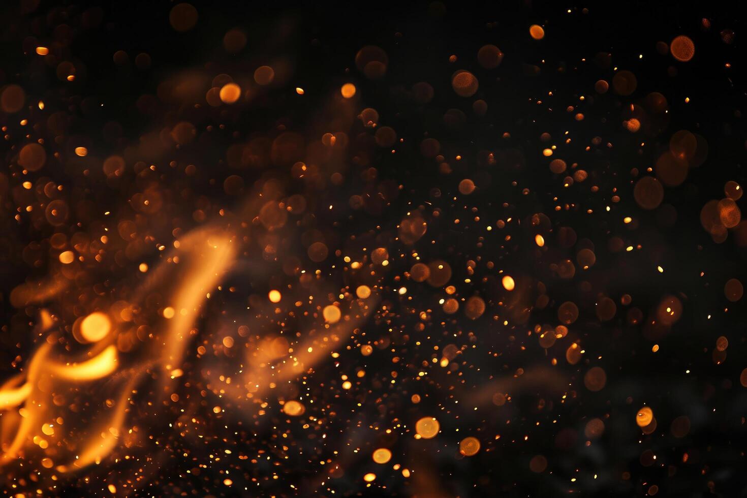 AI generated Ember's whispers dance photo