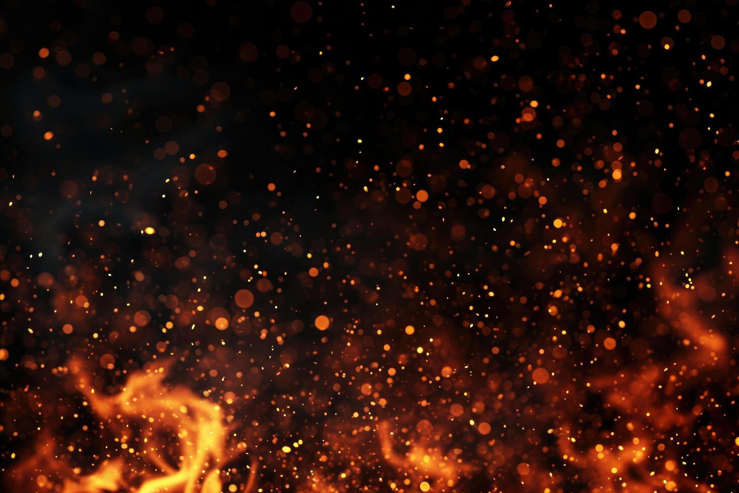 AI generated Twinkling sparks dance photo