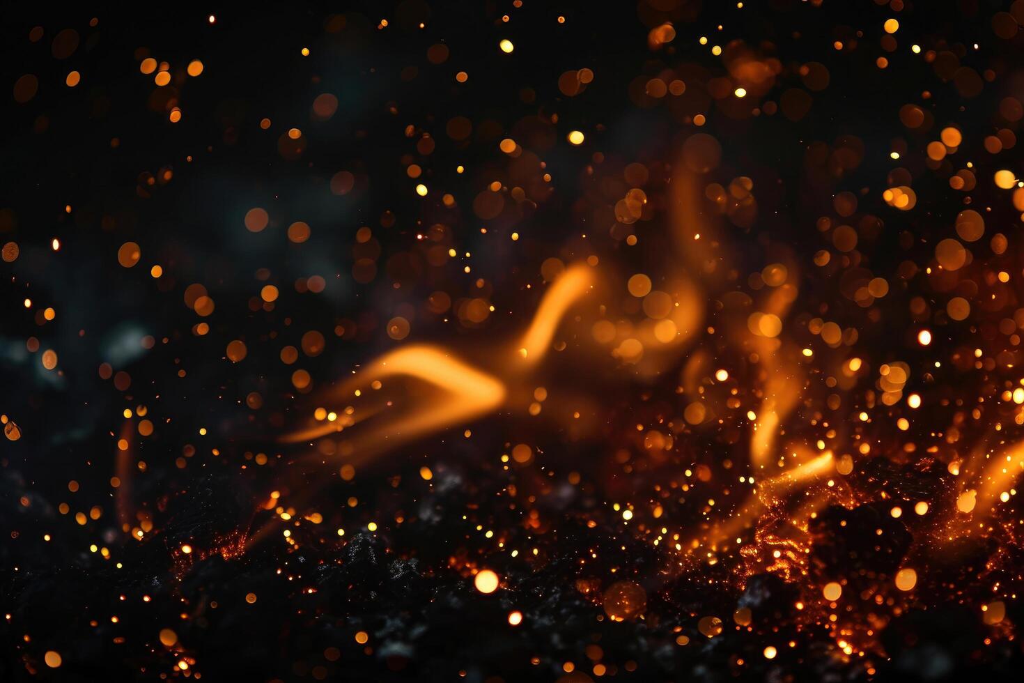 AI generated Radiant sparks waltz photo