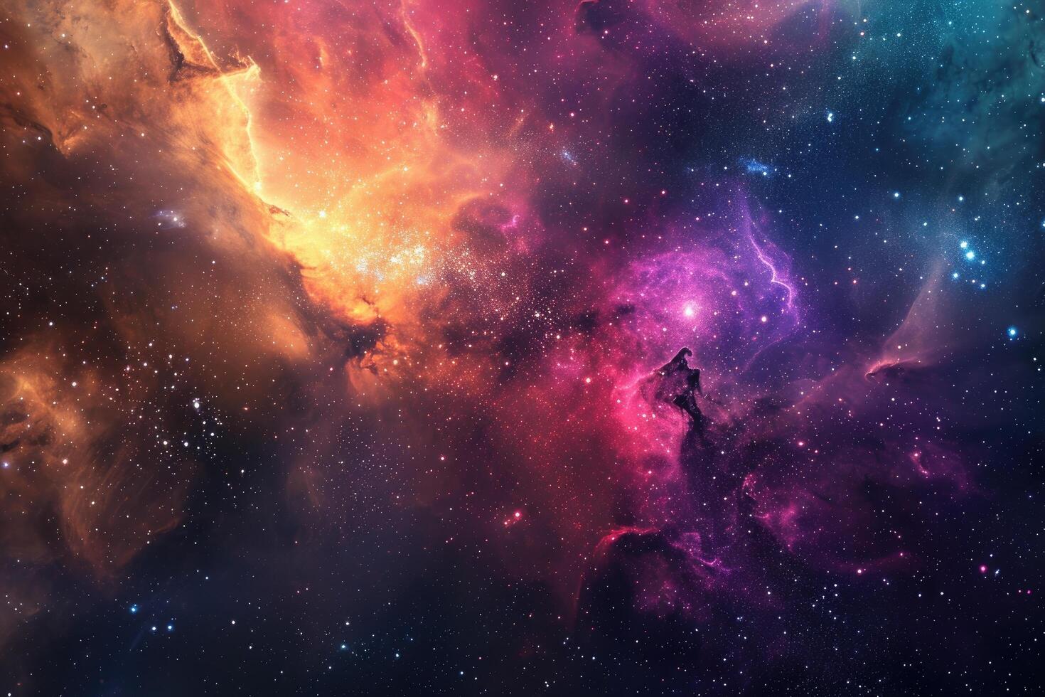 AI generated Mesmerizing celestial canvas for your creative endeavor photo