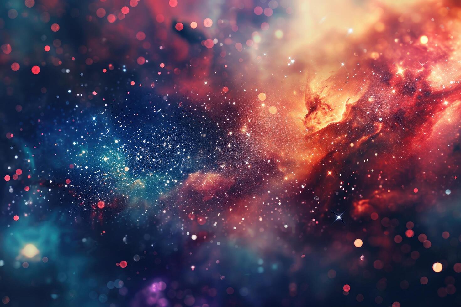 AI generated Dynamic galaxy background for your design exploration photo