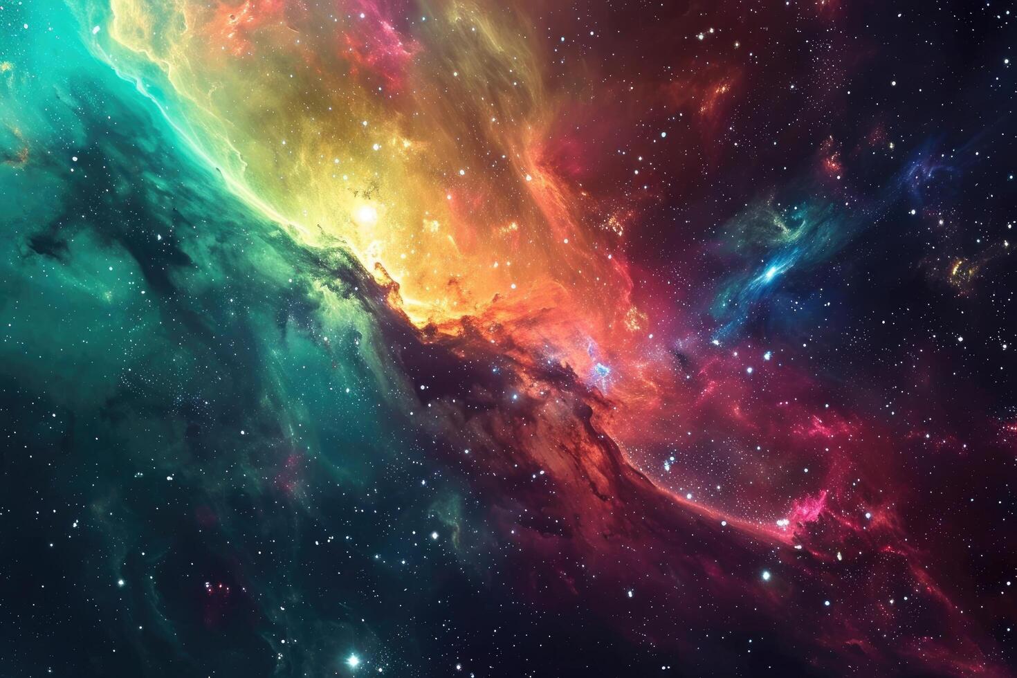 ai generado radiante galaxia ajuste para tu diseño inspiración foto