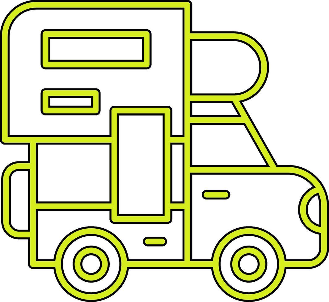 Camper Vecto Icon vector