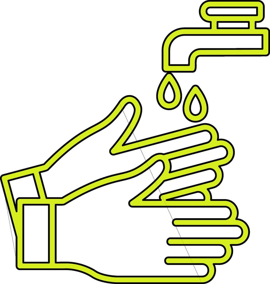 Hand Wash Vecto Icon vector