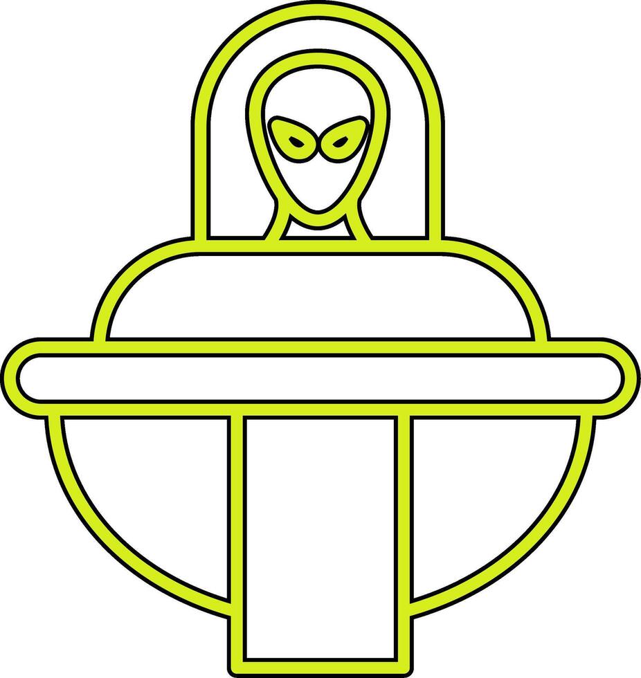 Spaceship Vecto Icon vector