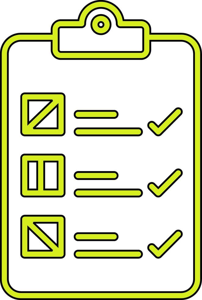 Checklist Vecto Icon vector