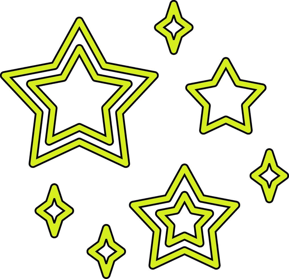 estrellas vecto icono vector