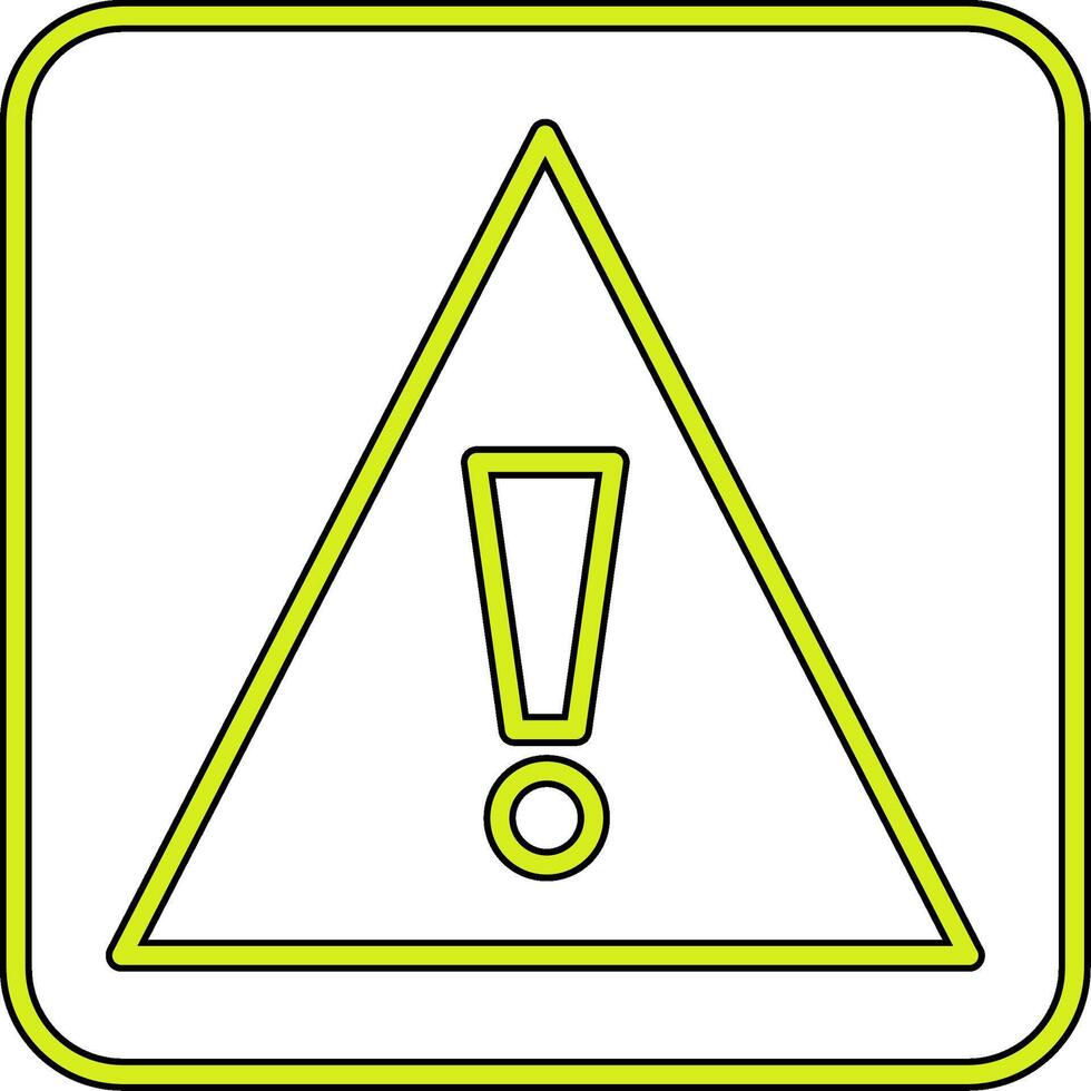 Caution Sign Vecto Icon vector