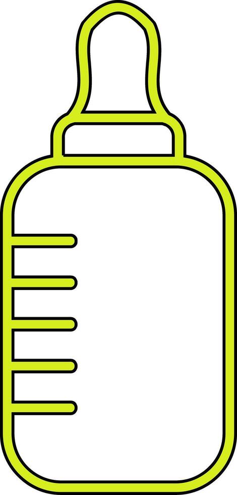 Baby Bottle Vecto Icon vector