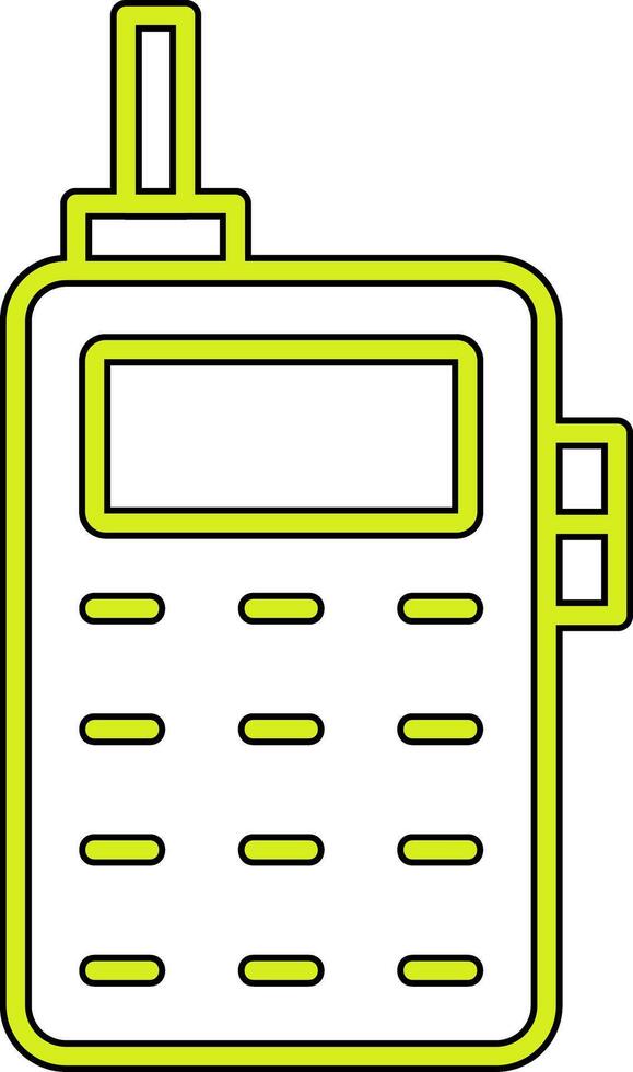 Old Phone Vecto Icon vector