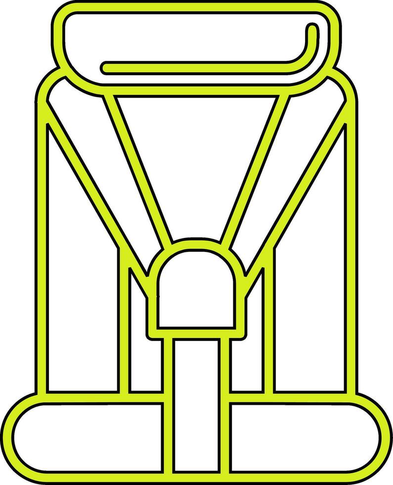 coche asiento bebé vecto icono vector