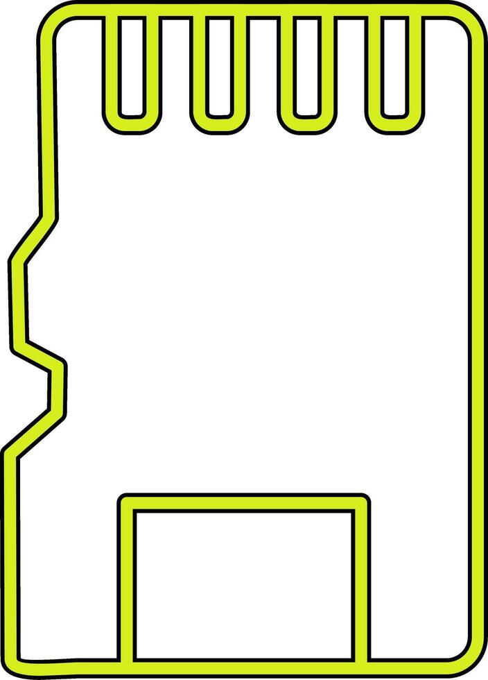 Sd Card Vecto Icon vector