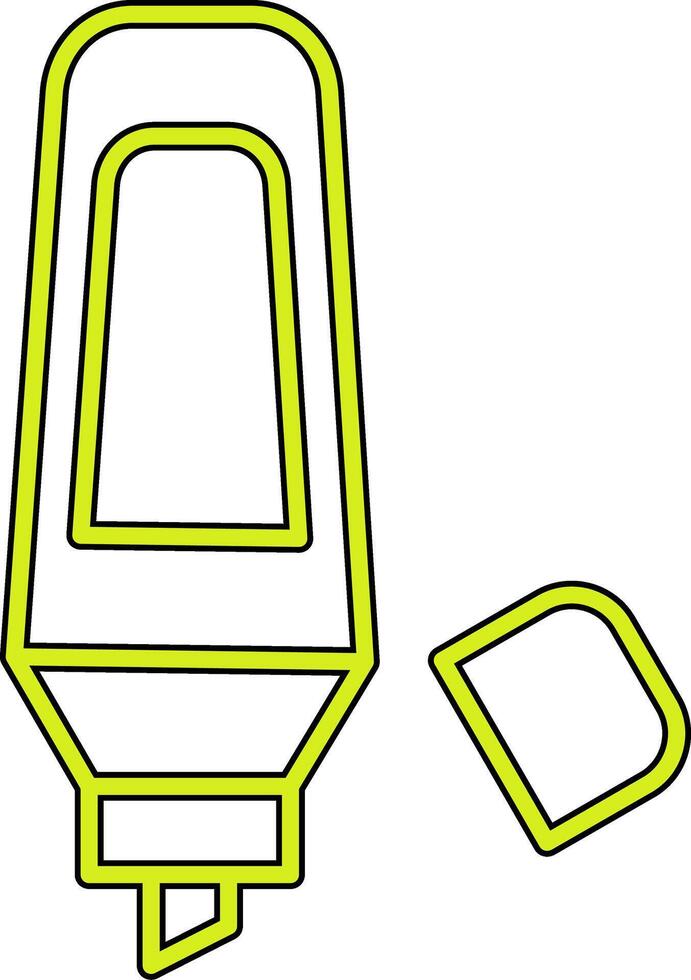 Highlighter Vecto Icon vector