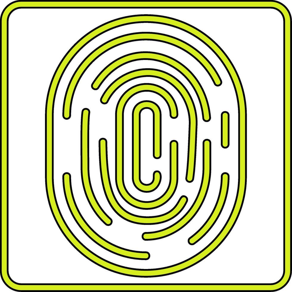 Fingerprint Vecto Icon vector