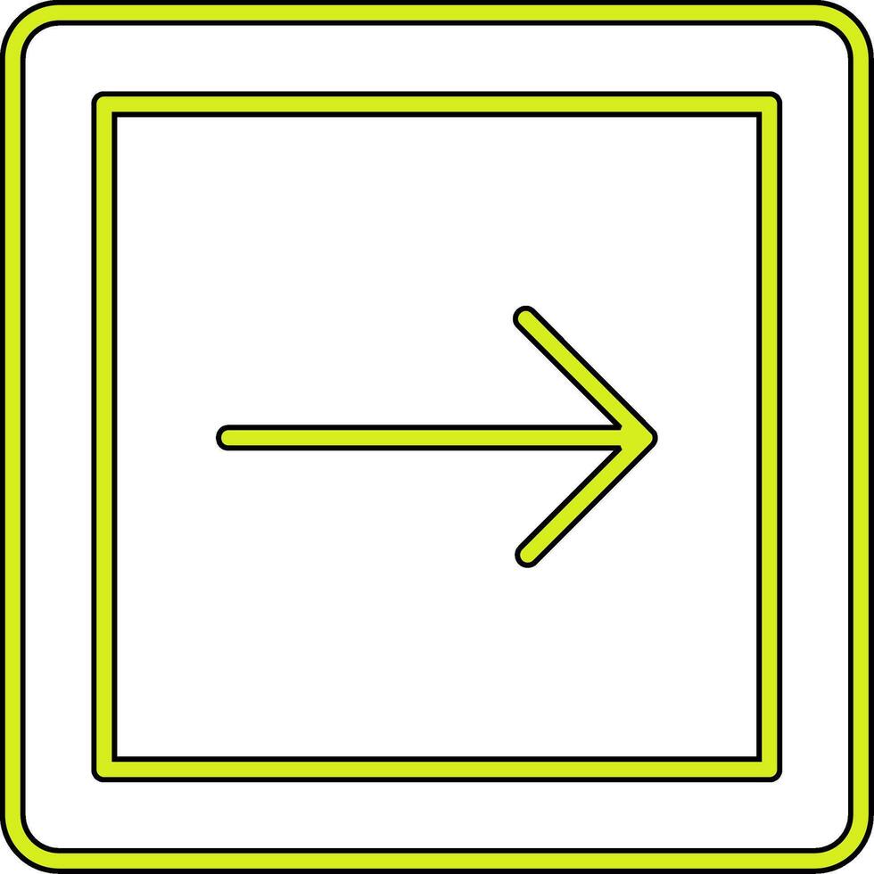 Right Arrow Vecto Icon vector