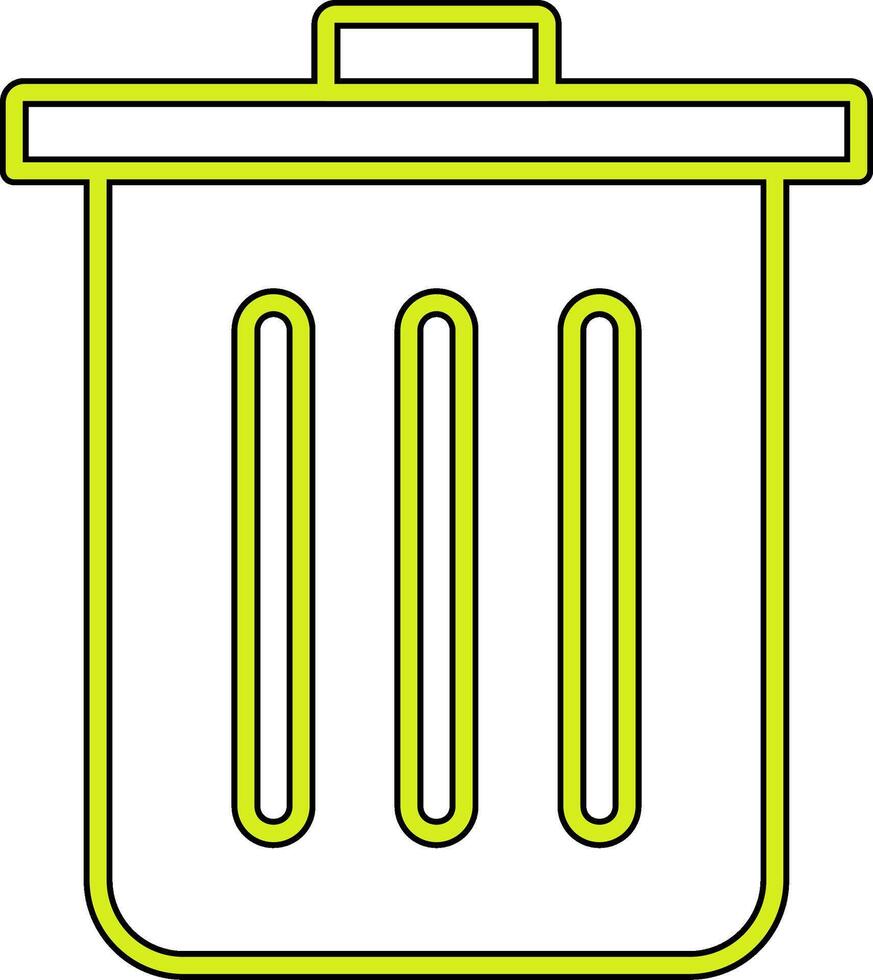 Dustbin Vecto Icon vector