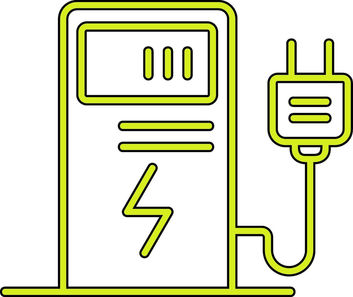 Electric Charge Vecto Icon vector