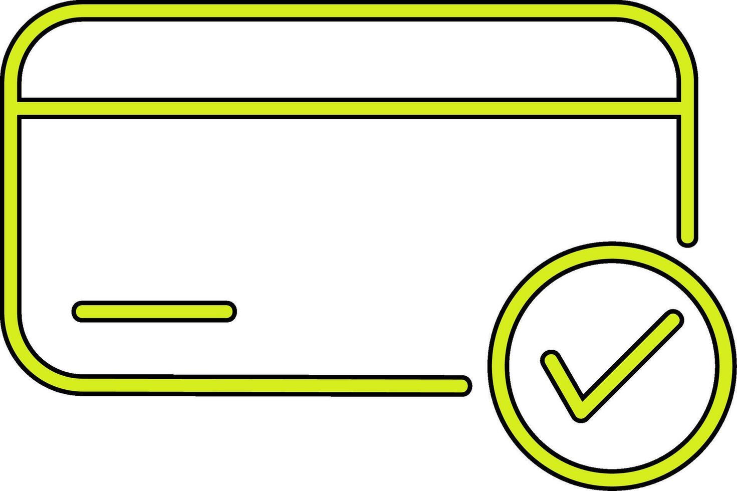 Credit Card Vecto Icon vector
