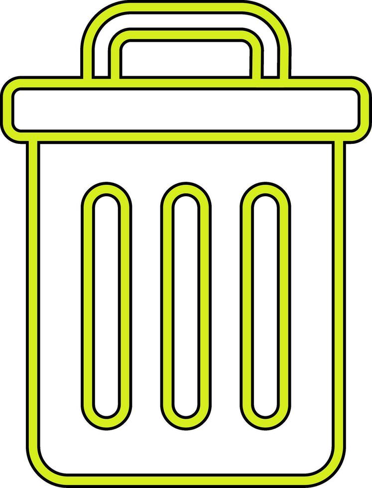 Trash Bin Vecto Icon vector