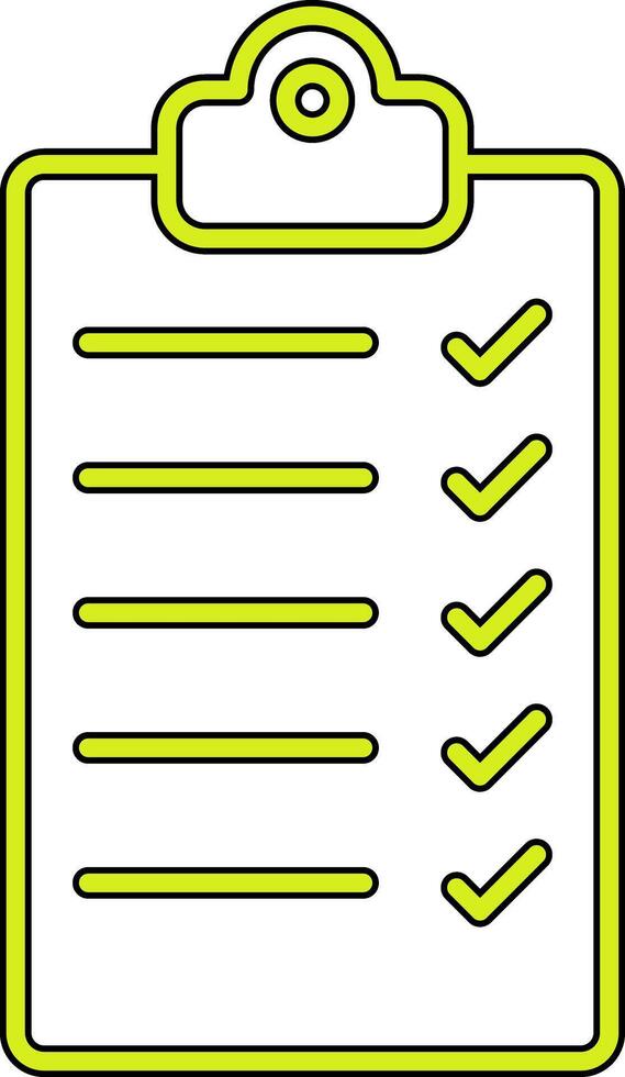 Checklist Vecto Icon vector