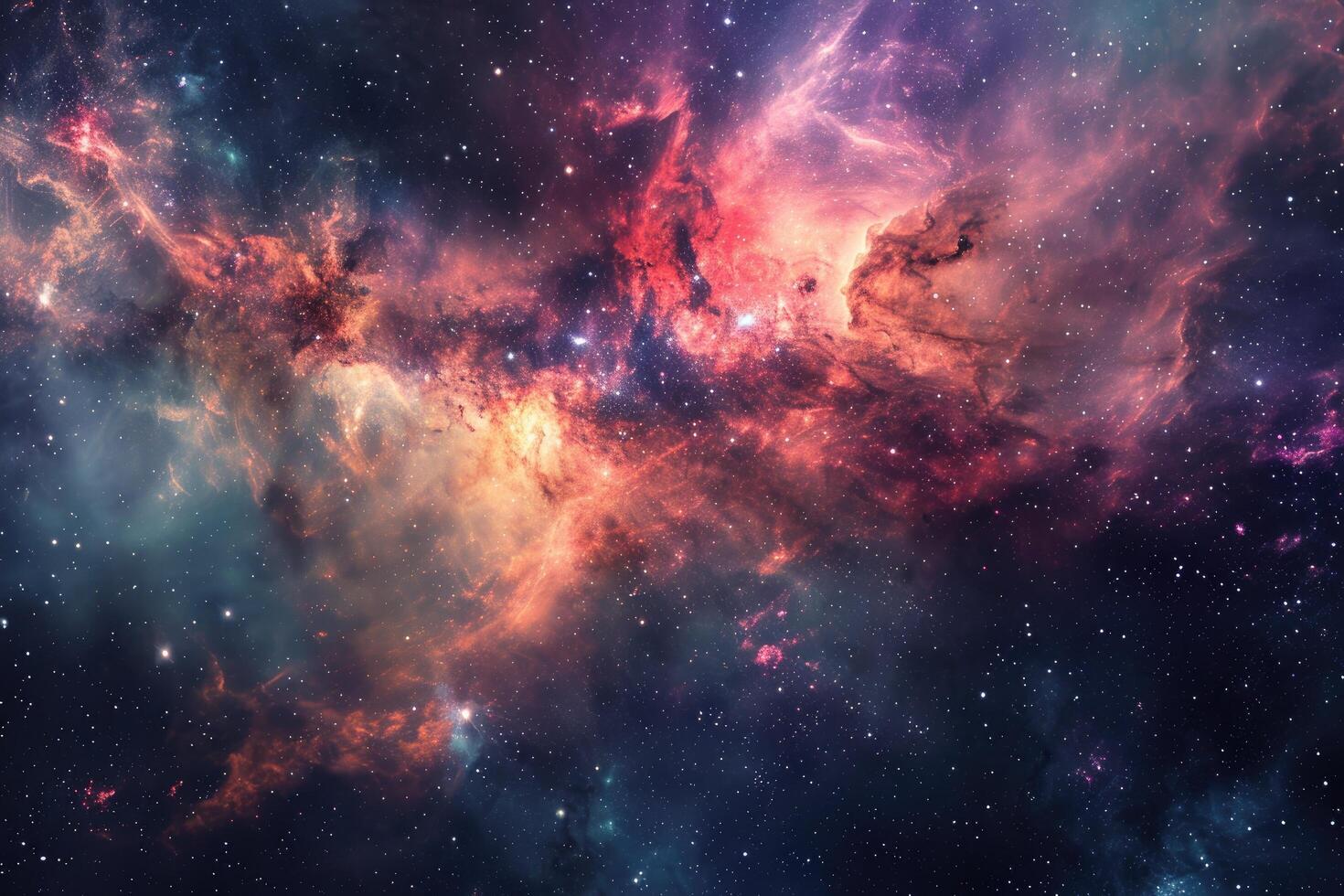 AI generated Captivating space background for your artistic touch photo