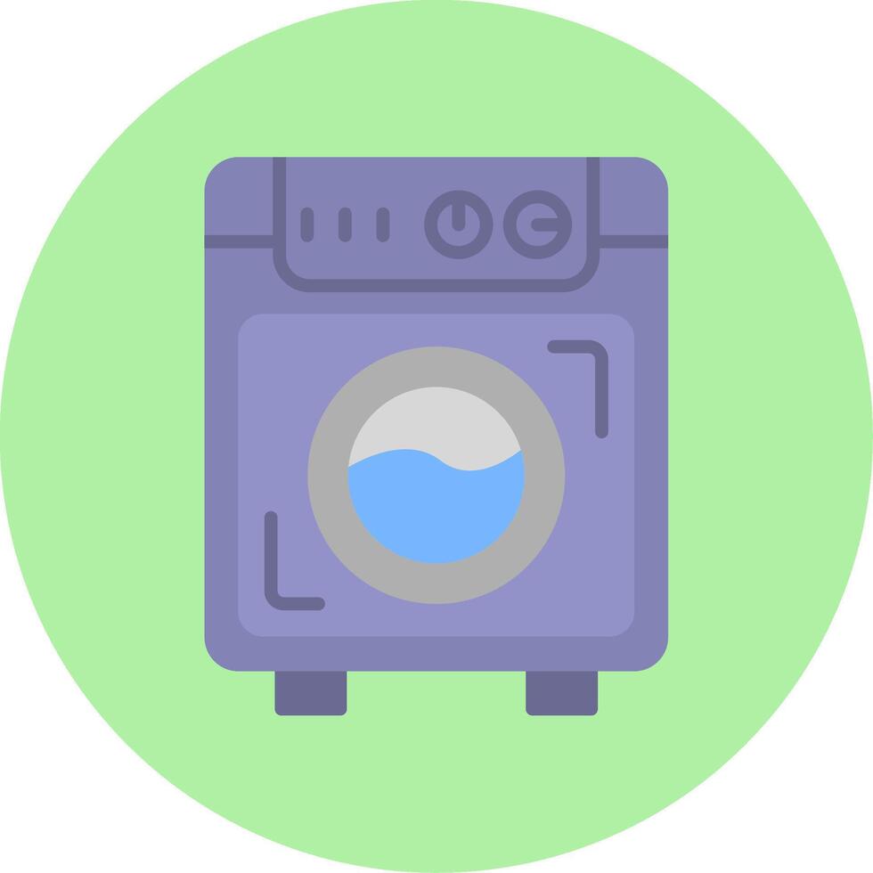 Lavado máquina vecto icono vector