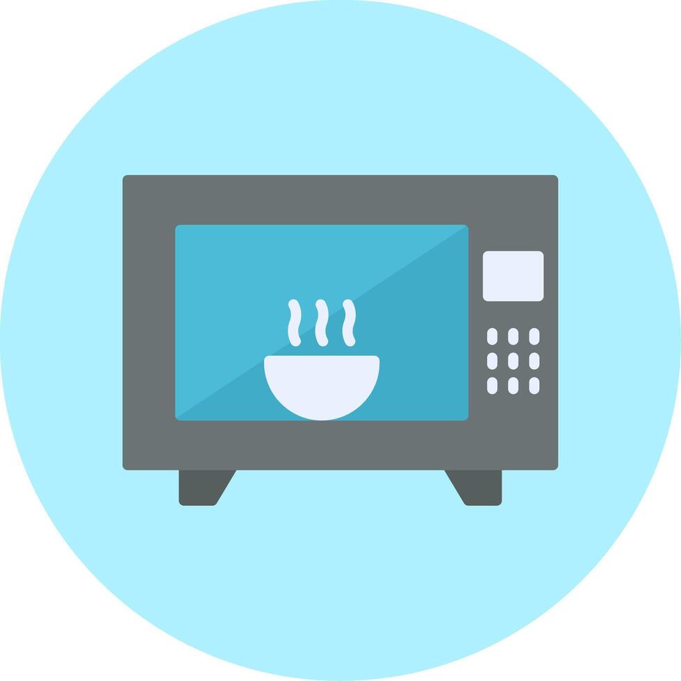 Microwave Oven Vecto Icon vector