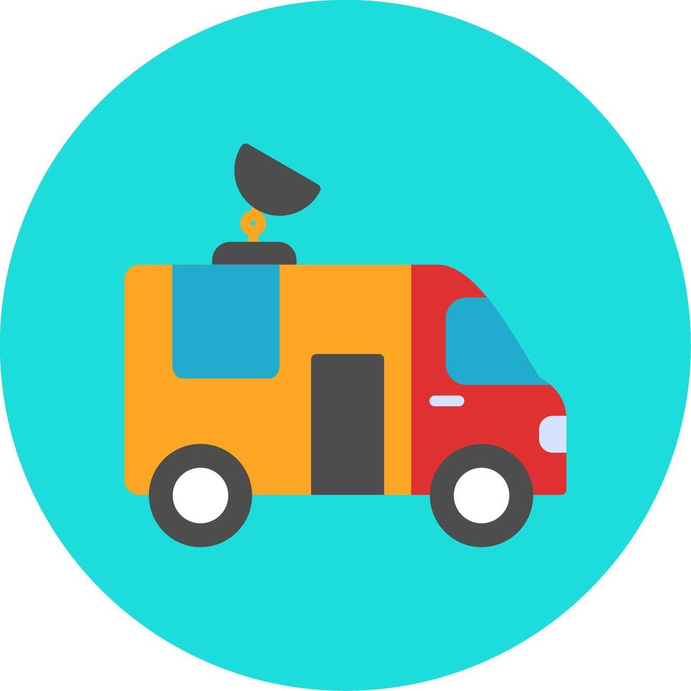 News Van Vecto Icon vector