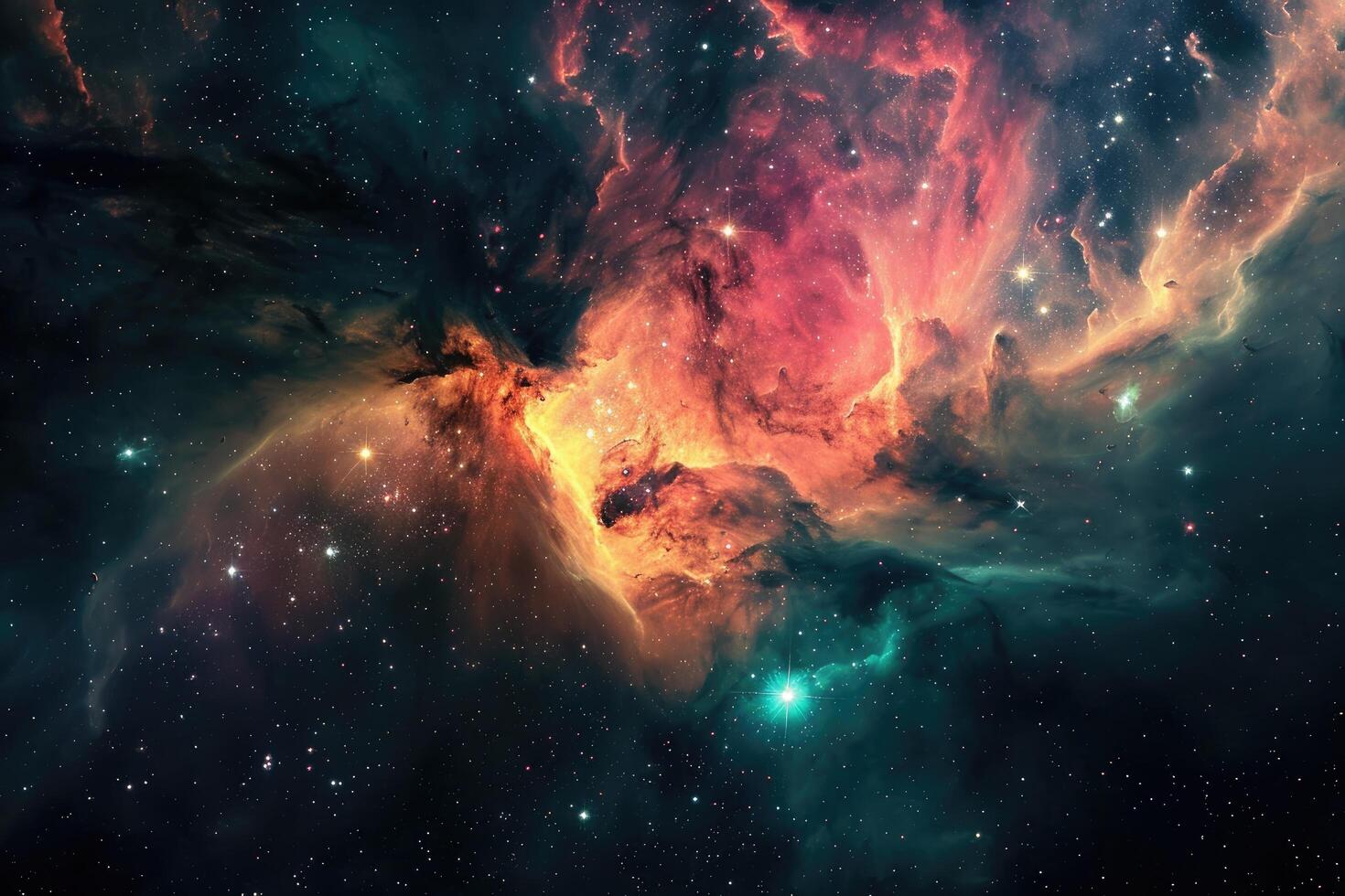 AI generated Exquisite cosmic display for your design inspiration photo