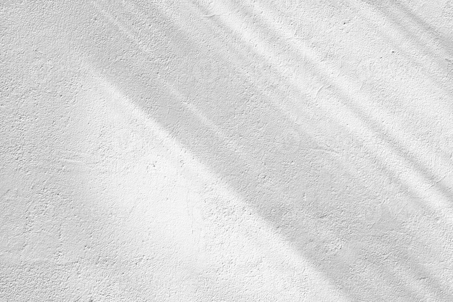White Stucco Wall with Shadow and Light Beam on Surface, Suitable for Making Blur to multiply and overlay on Product Presentation. photo