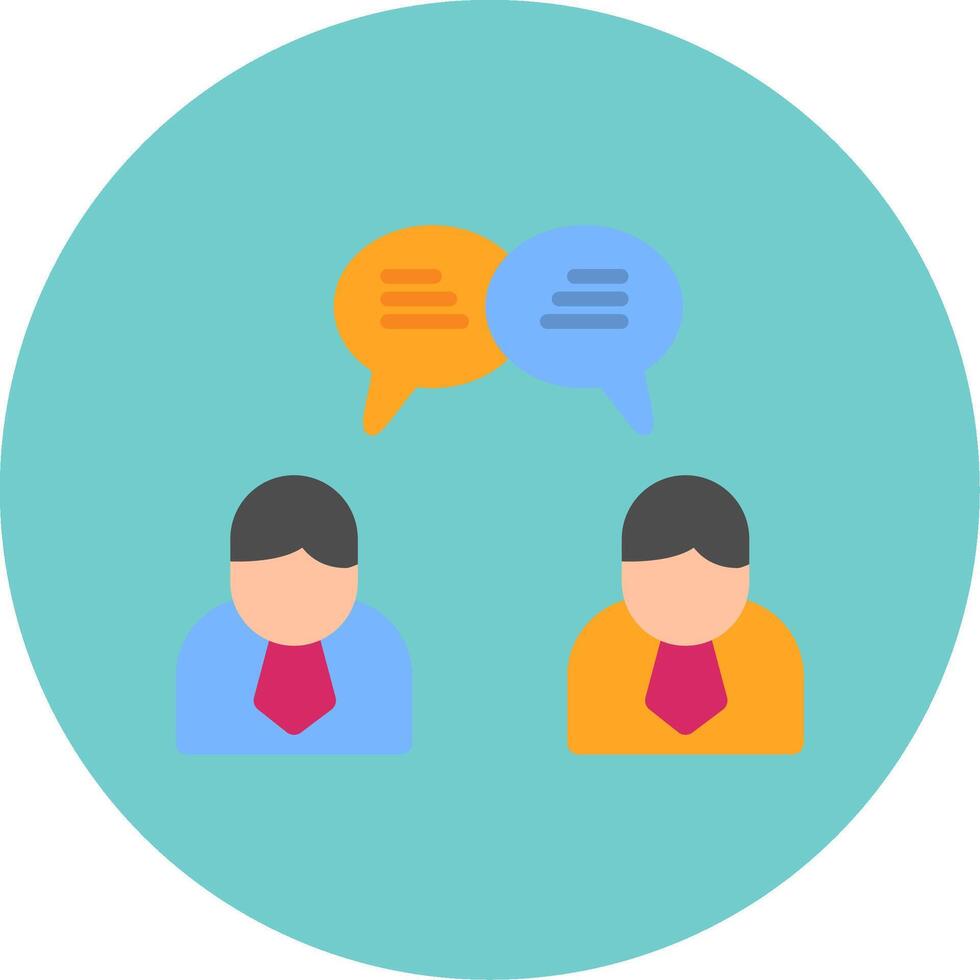 Users Chat Vecto Icon vector