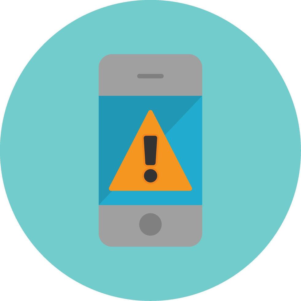 Mobile Alert Vecto Icon vector