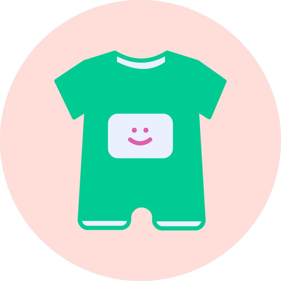 Baby Boy Outfit Vecto Icon vector
