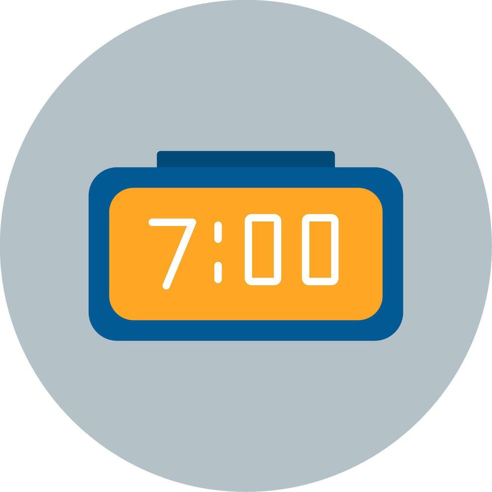 Digital Clock Vecto Icon vector