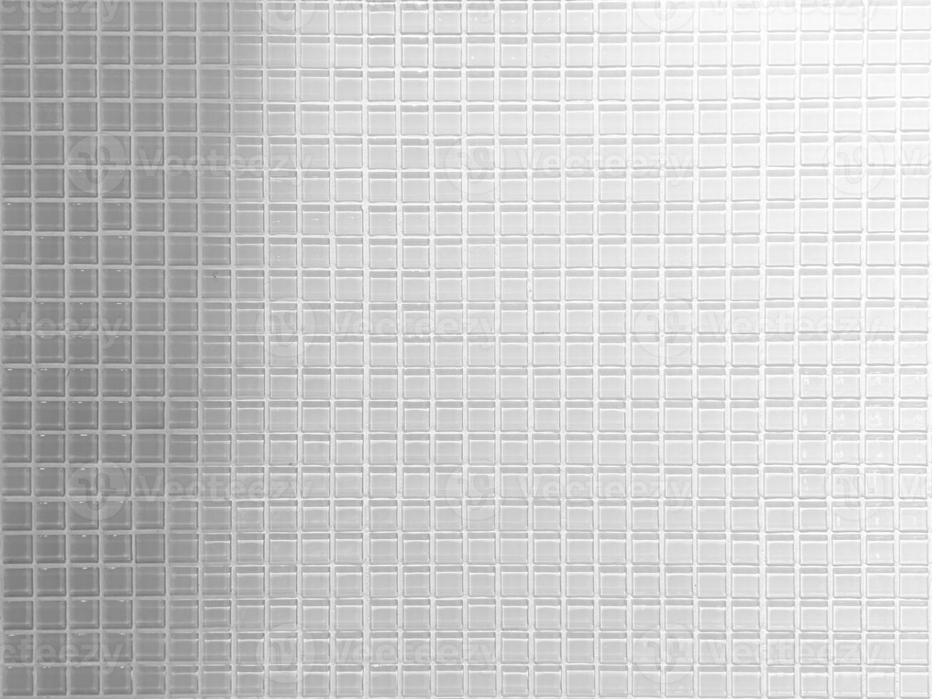 White Glass Tiles Wall Background with Shadow and Light Beam. photo