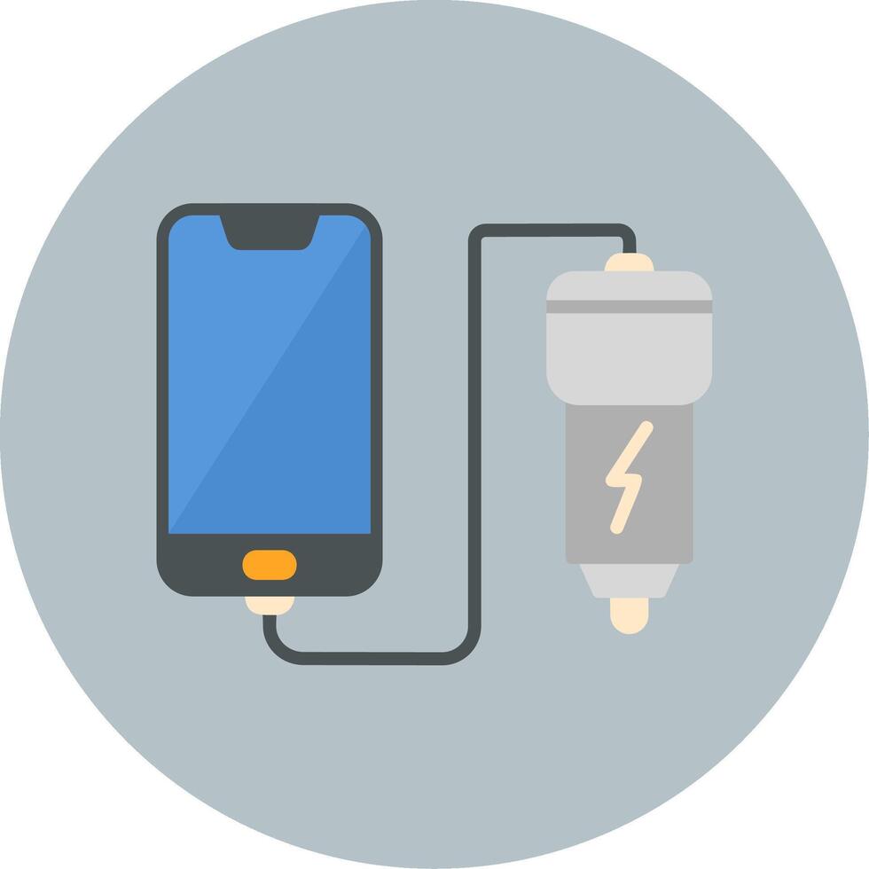 Car phone charging Vecto Icon vector