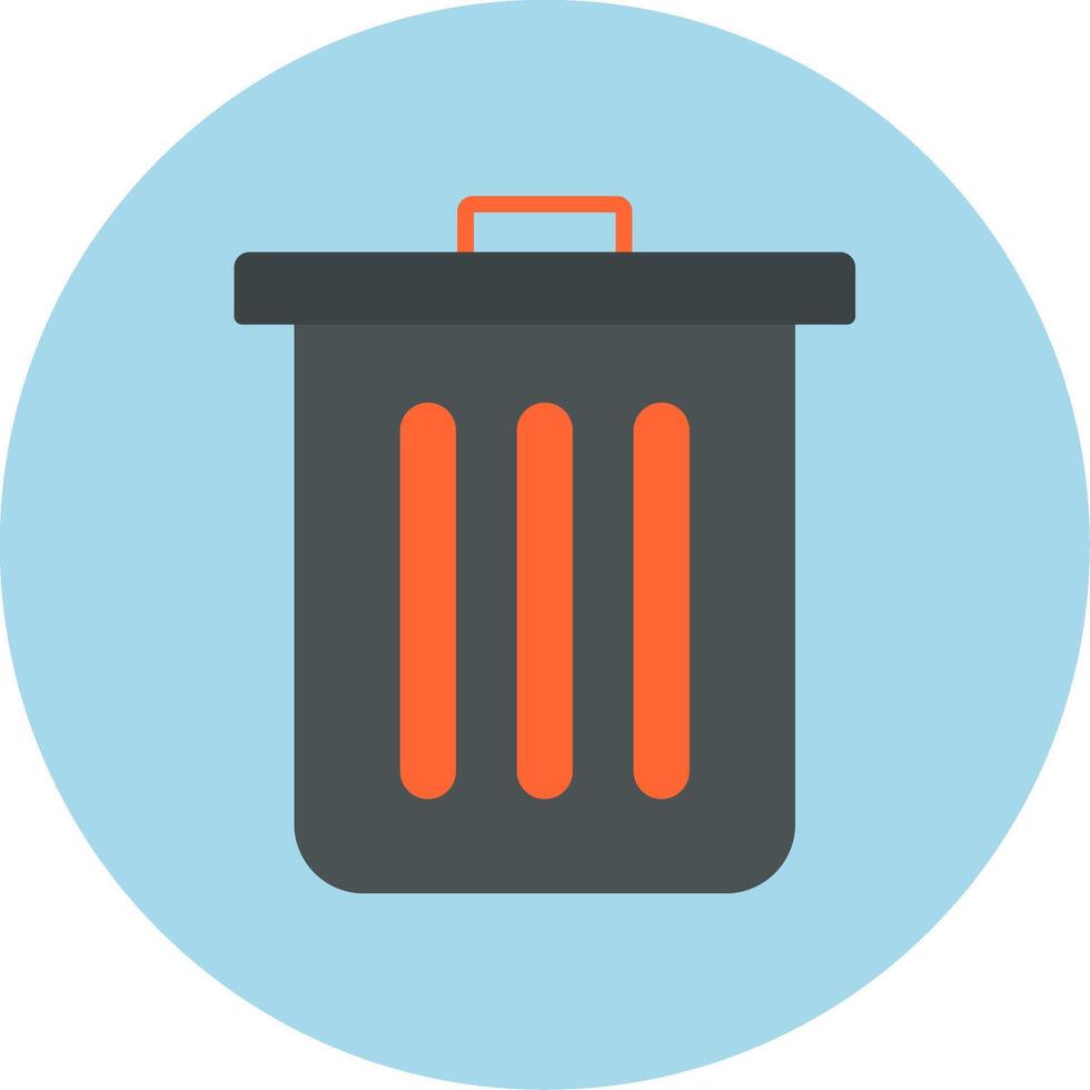 Dustbin Vecto Icon vector