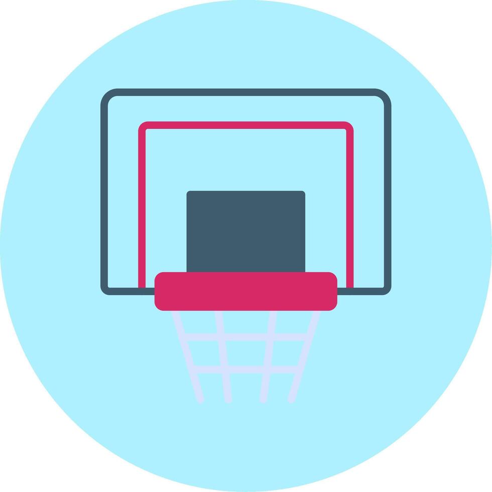 Basketball Hoop Vecto Icon vector