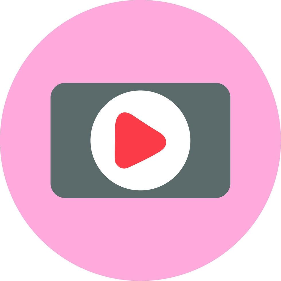 Video Player Vecto Icon vector