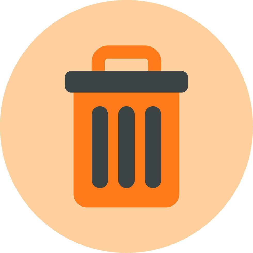 Trash Bin Vecto Icon vector