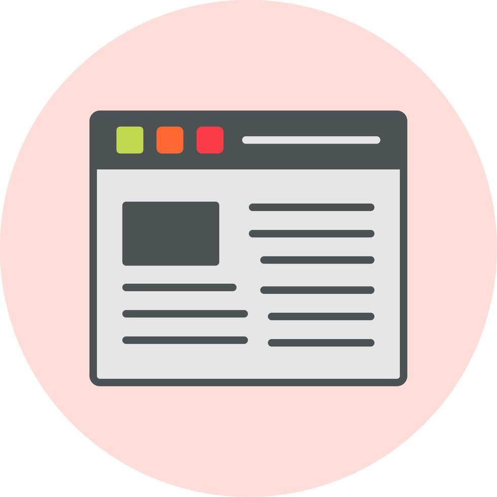 Web Page Vecto Icon vector