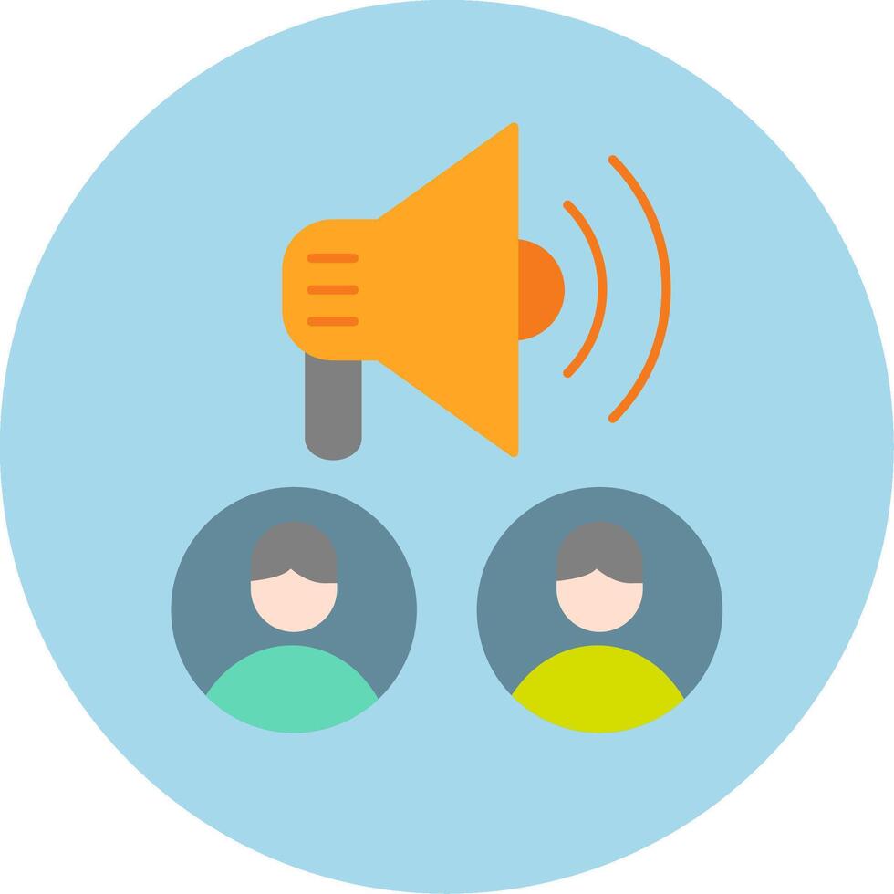 Public Promotion Vecto Icon vector