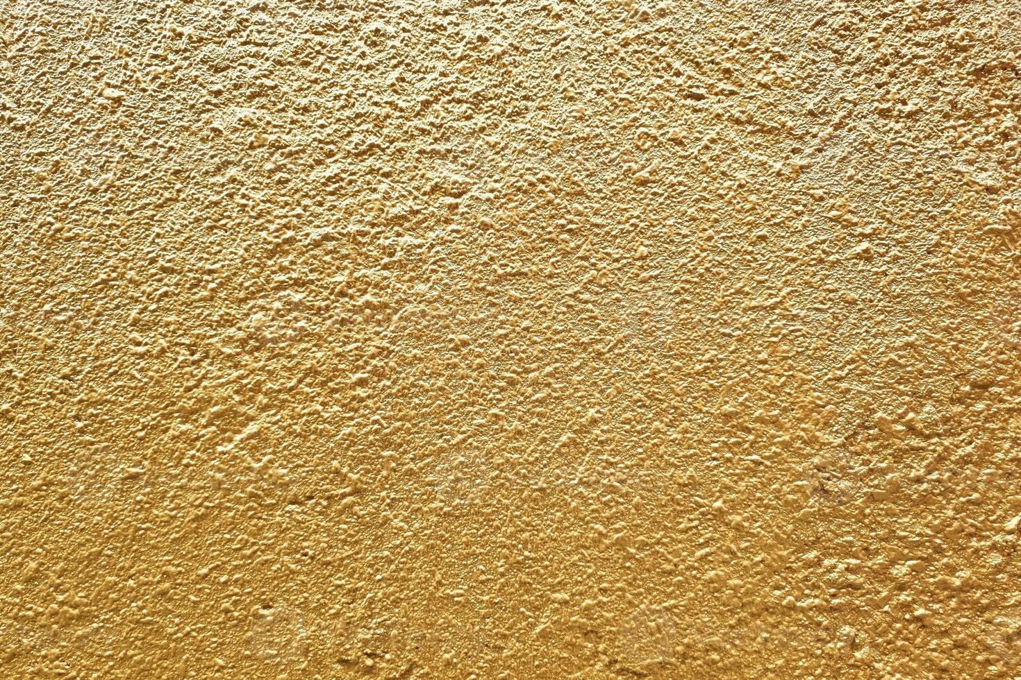 Golden Stucco Wall Texture for Background. photo