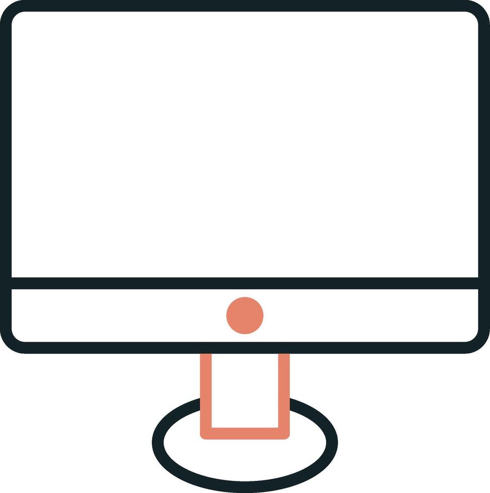 Moniter Screen Vecto Icon vector