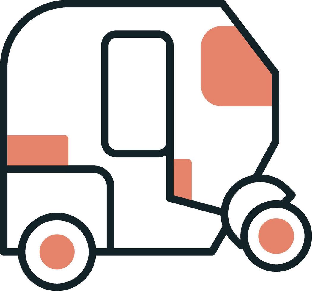 Tuk Tuk Vecto Icon vector